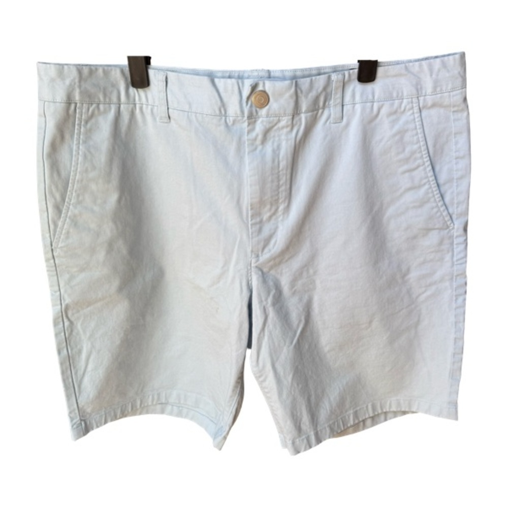 Bonobos Chino Shorts 2.0 Mens 38” Light Blue Cotton Stretch 9" Inseam
